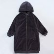 画像6: women's fake  Beaver Rabbit Hair Thick Long Hair Coats Fur Coatフェイクファーフーディージップロング コート　 (6)