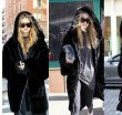 画像8: women's fake  Beaver Rabbit Hair Thick Long Hair Coats Fur Coatフェイクファーフーディージップロング コート　 (8)