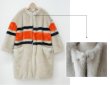 画像6: women's fake mink fur paragraph long  coat  jacketフェイクミンクファーノーカラーモコモコロング コート　 (6)
