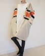 画像2: women's fake mink fur paragraph long  coat  jacketフェイクミンクファーノーカラーモコモコロング コート　 (2)