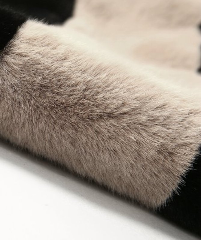 画像5: women's  Rex Rabbit wool lambs sheepskin cut in long fur coat  レッキスラビットロングコート ジャケット (5)