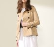 画像4: women's Short length trench coat windbreaker coat 　ショート丈トレンチコート (4)