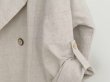 画像5: women's casual loose large size cotton and linen jacket リネンルーズジャケット (5)