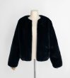 画像3: Fake  rabbit fur coat  jacket coat フェイクラビットファーコート　ジャケット　ジャケット (3)