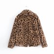 画像2: leopard Fake fur  coat Jacketフェイクレオパード　ヒョウ柄ファーコート　ジャケット　ジャケット (2)