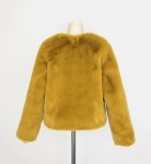 画像7: Fake  rabbit fur coat  jacket coat フェイクラビットファーコート　ジャケット　ジャケット (7)