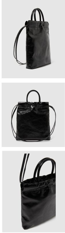 画像4:  Small size Tote shoulder handbag  レザースモールサイズトート　ショルダーバッグ (4)