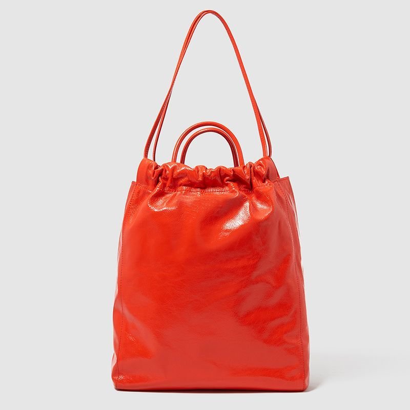 画像6:  Small size Tote shoulder handbag  レザースモールサイズトート　ショルダーバッグ (6)