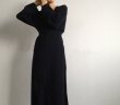 画像3: Women  long knit cardigan loose sweater coat  ベーシックルーズロングカーディガン　ジャケット　コーディガン　 (3)