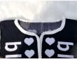 画像8: wool knit letter pattern cardigan short coat  jacket レターパターンウールニットカーディガン ジャケット (8)
