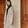 画像4: Women  wool knit cardigan coat Jacket  ベーシックルーズロングカーディガンスタイルコート　ジャケット　コーディガン　 (4)