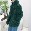 画像6: Women  sheepskin fur coat リアルカーリームートン ジャケット (6)