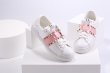 画像3: Unisex Real Leather Rockstud Untitled Leather Sneakers ユニセックス本革 本皮 レザー スタッズ付 スニーカー (3)