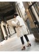 画像4: Women  sheepskin fur long coat リアルシープスキンカーリームートン ロングコート ジャケット (4)