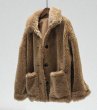 画像4: Women's Sheep Fur Oversized shearling cardigan coat Jacket シープファーオーバーサイズカーディガンジャケットコート 羊毛 (4)