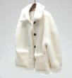 画像8: Women's Sheep Fur Oversized shearling cardigan coat Jacket シープファーオーバーサイズカーディガンジャケットコート 羊毛 (8)