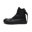 画像2: Unisex Leather High Cut Sneaker Shoes Boots 男女兼用レザースニーカーブーツ　シューズ (2)