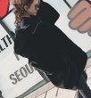 画像3: Women's   loose thickening rabbit plush coat Oversizedcoat Jacketフェイクエコラビットファーフディーオーバーサイズジャケットコート (3)