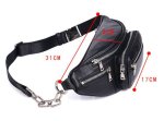 画像4: Real Leather Cass Waist Shoulder Fanny Pack Bag  リアルレザーウエストポーチ パックショルダーバッグ  (4)