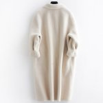 画像8: Haining fur  coatlong long sheep shearing coat シープスキンコーティングシャーリングロングコート (8)