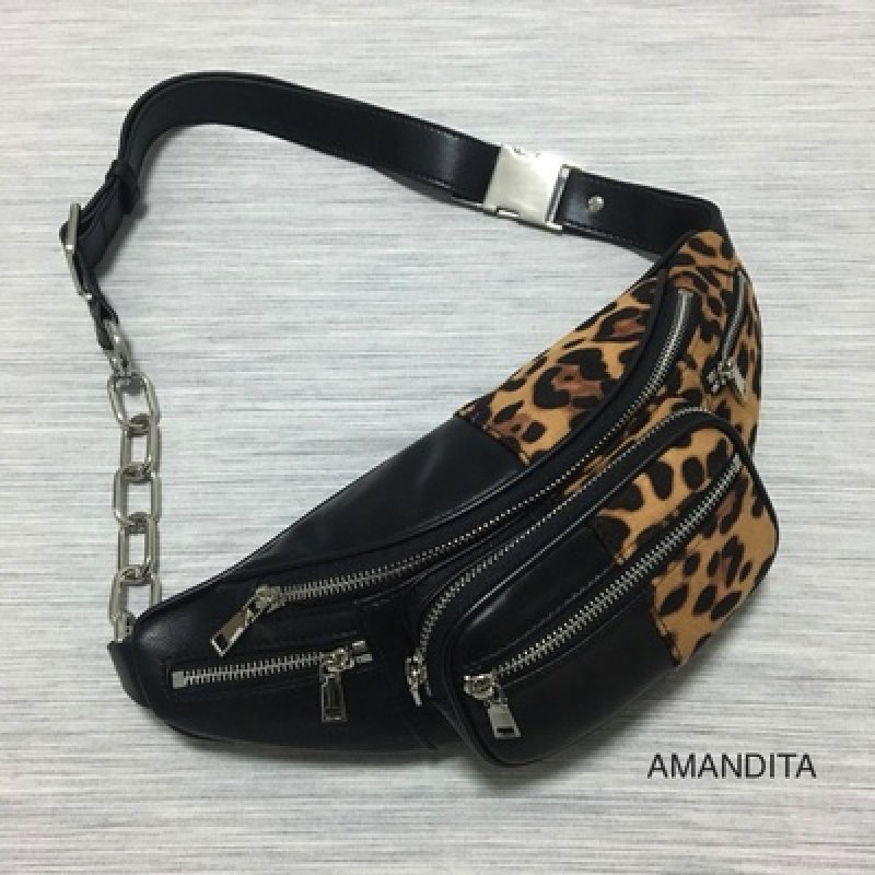 画像7: Real Leather Cass Waist Shoulder Fanny Pack Bag  リアルレザーウエストポーチ パックショルダーバッグ  (7)