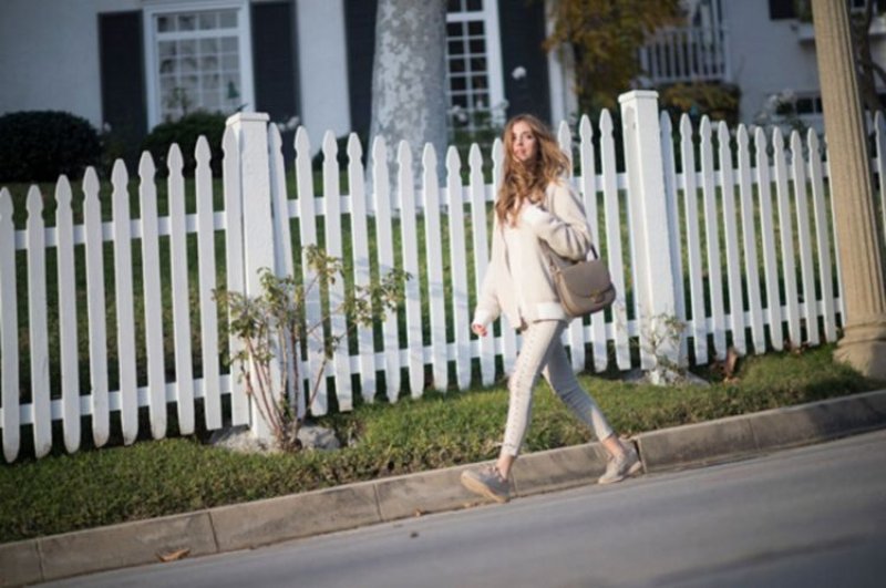 画像5: Lace-up Pants Leggings レースアップ編み上げスリムパンツレギンス (5)