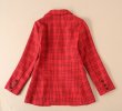 画像4: Women's round neck check bow ribbon dress  襟付き リボン ラウンドネック膝丈ドレス　ワンピース (4)