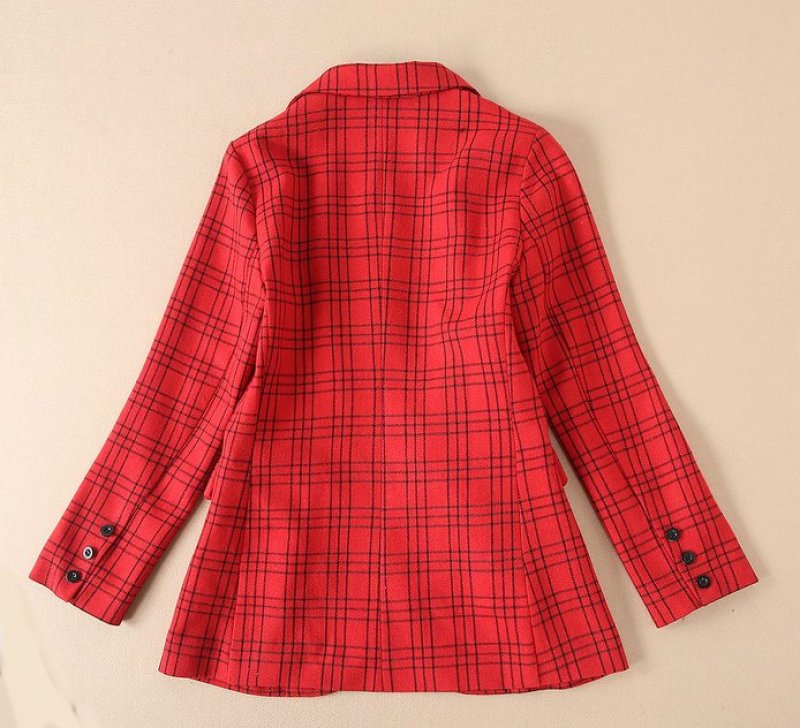 画像4: Women's round neck check bow ribbon dress  襟付き リボン ラウンドネック膝丈ドレス ワンピース (4)