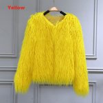 画像8: Shaggy curly fake sheep fur coat Jacket シャギーカーリーフェイクムートンファーコート (8)