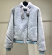 画像2: Haining fur sheep sheared Riders Jacket coatシープスキンコーティングライダースジャケット  コート (2)