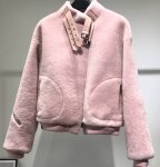 画像4: Haining fur sheep sheared Riders Jacket coatシープスキンコーティングライダースジャケット  コート (4)