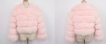 画像6: Real Fox Fur Real Fur Coat リアルフォックスファーコート ショート丈 ブロックスリーブ ボディストライプブロック (6)