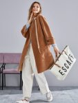 画像1:  sheepfur reversible sheared coat　シープスキンリバーシブルロング コート (1)