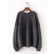 画像7:  Bow Lace Up Backless Woman Sweater 背中の空いたバックリボンセーターモヘアウールセーターニット プルオーバー (7)