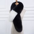 画像9: fake fox fur scarf scarves shawl フェイクフォックスファーストール　ショール　マフラー (9)