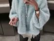 画像6: Women's simple fakerabbit Faux fur Pullover short coat sweater シンプル プルオーバー モコモコ フェイクラビットファー エコファー ポンチョ トップス コート セーター  (6)