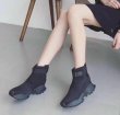 画像7: Women’s wild elastic socks shoes ankle boots スニーカーソックスブーツ (7)