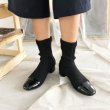 画像2: women's short socks boots   ankle boots ソックスショートブーツ ブーティーブーツ (2)