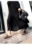 画像7: women's rabbit fur flat bottom half palm slippers  flip-flops リアルラビットファーハーフフラットサンダル　ミュールスリッパ (7)