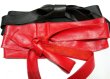 画像7: Women's Wide decoration leather sash belt 本革レザー幅広りぼん結びサッシュベルト (7)