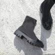 画像5: women's socks boots short boots  ソックスショートブーツ ストレッチブーティーブーツ (5)