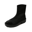 画像1: women's socks boots short boots  ソックスショートブーツ ストレッチブーティーブーツ (1)