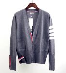 画像3: Men Wool cardigan ラインパッチ付 薄手ウールカーディガン  (3)
