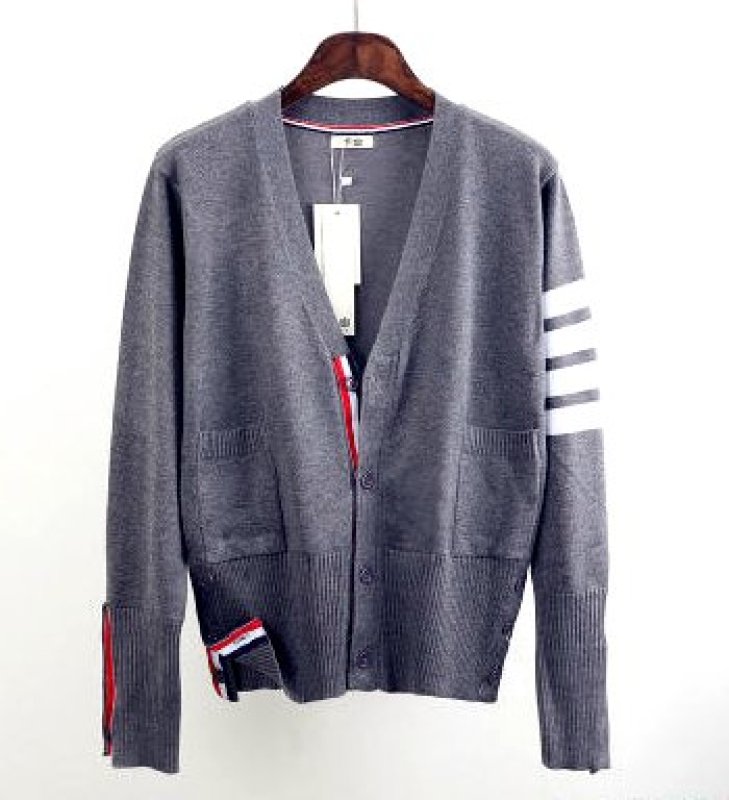 画像3: Men Wool cardigan ラインパッチ付 薄手ウールカーディガン  (3)