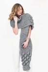 画像4: Women's Handmade Grape Sweater Super Chunky Knit Scarves Ahududu Hırka グレープ ポンポン付ざっくりニットマフラー ストール (4)