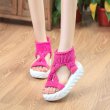 画像4: women's Knitted Sandals flat shoes　ウールニット発泡ウレタンサンダル シューズ　4カラー(2) (4)