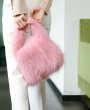 画像6: Real fox fur hairy fur bag  tote bag   リアルフォックスファーサークル型トートバッグ (6)