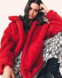 画像5:  women's new lamb fur coat soft plush cotton coat jacket　エコファーモコモコジャケットジップ　コート (5)