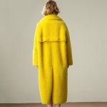 画像5:  women's  sheep shearing long coat jacket　シープスキンロングファーコート (5)