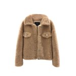 画像1:  women's  sheep shearing  fur hair short paragraph loose coatj  acket　シープスキンファージャケット　コート (1)